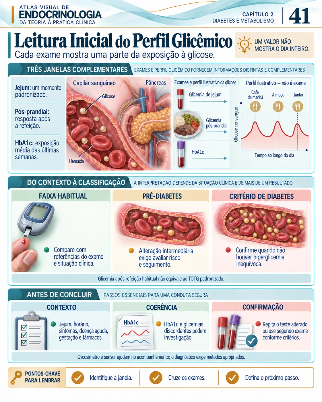 Diabetes e metabolismo — Atlas Visual de Endocrinologia, página 41